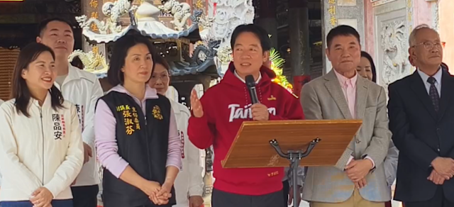 總統賴清德抵達永貞宮參拜 縣長把握機會反映地方需求